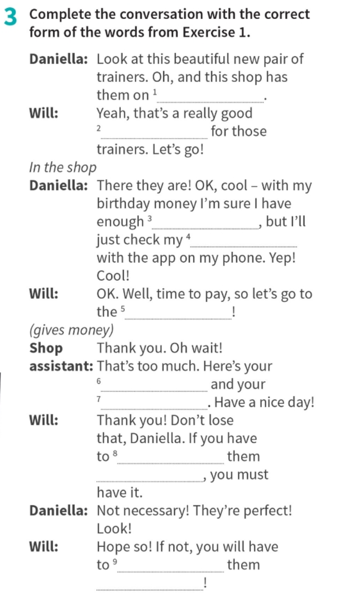 UNT 9 VOCABULARY PAG 36. Interactive worksheet | TopWorksheets