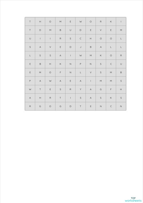 Worksearch daily routine. Interactive worksheet | TopWorksheets