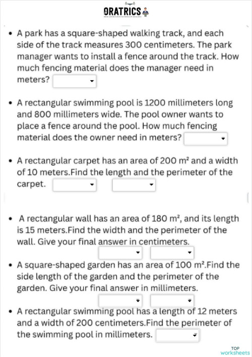 Comparison OO. Interactive worksheet | TopWorksheets
