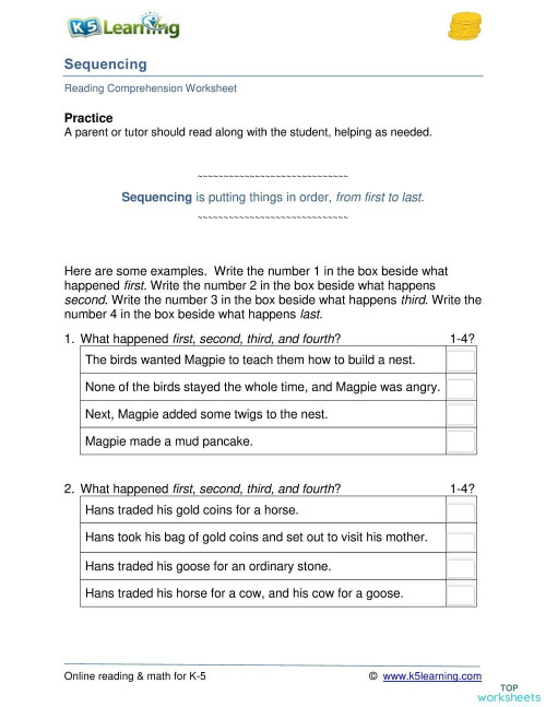 Math worksheets for 3rd grade online reading comprehension