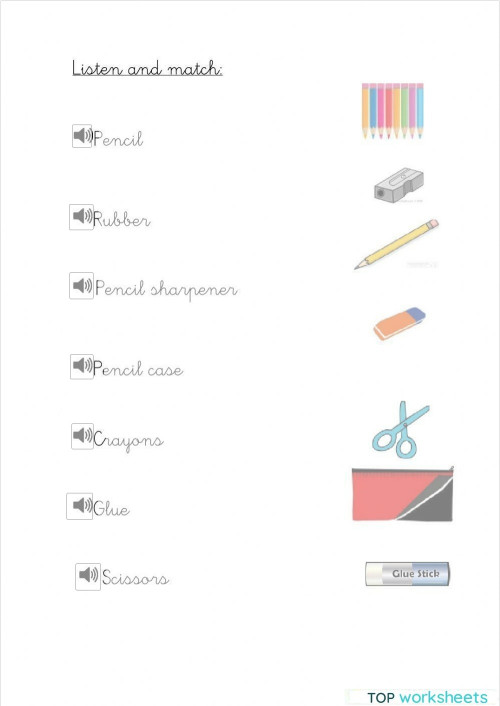 Classroom Objects Interactive Worksheet Topworksheets Classroom Objects Interactive Worksheet Topworksheets