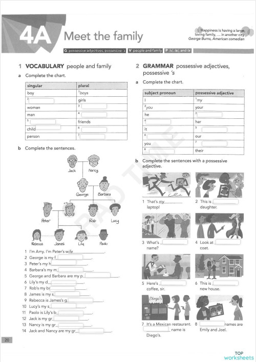 AEF Starter_4A_HW. Interactive worksheet | TopWorksheets