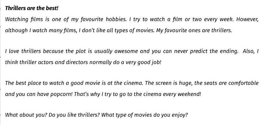 Article writing models. Interactive worksheet | TopWorksheets