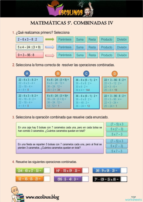 5-primaria-fichas-interactivas-y-ejercicios-online-topworksheets