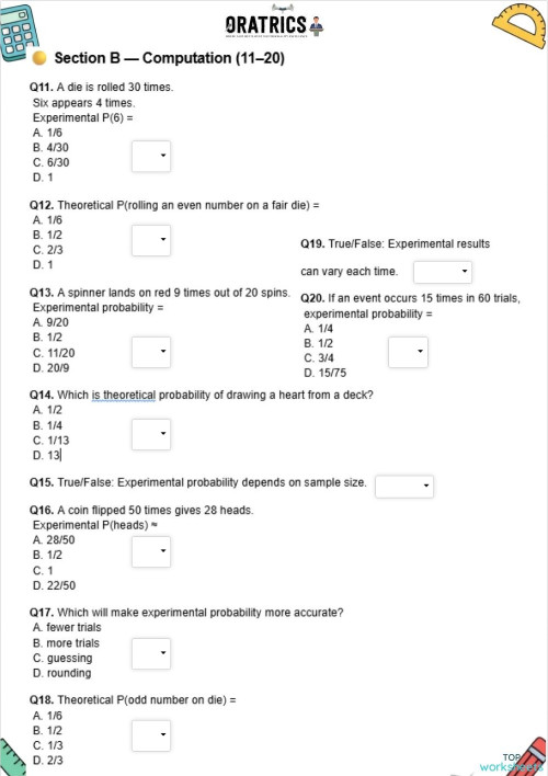 Grade 7 67 2 (1). Interactive worksheet | TopWorksheets