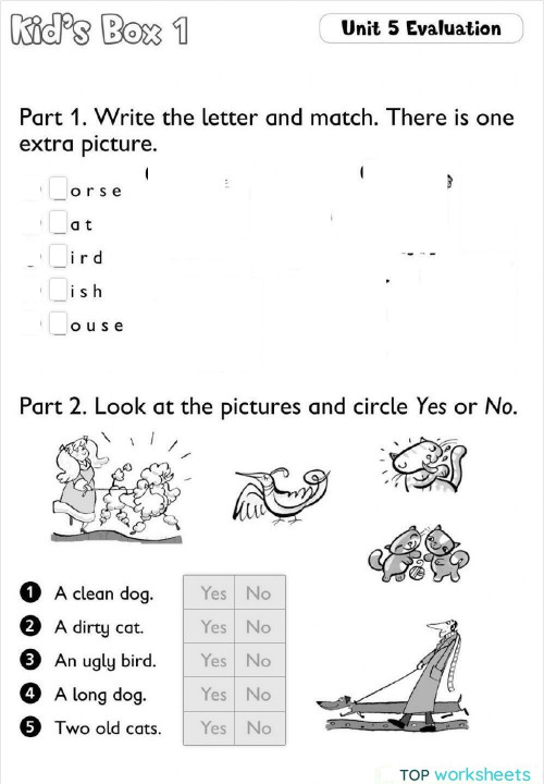 KB1 Test 2. Interactive worksheet | TopWorksheets