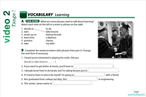 IC309 video 02. Interactive worksheet | TopWorksheets