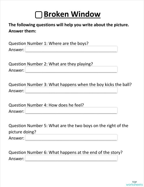 PC-1 (Broken Window-1 Page 27). Interactive worksheet | TopWorksheets
