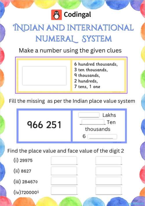 M_G04M01L01_WE01_IN_Introduction to Place Value. Interactive worksheet ...