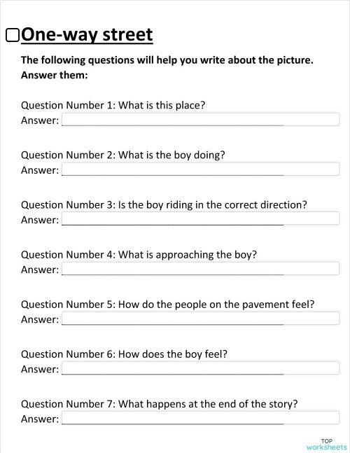 PC-1 (One-way streer-1 Page 33).docx. Interactive worksheet | TopWorksheets