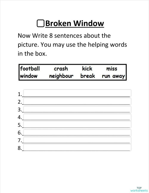 PC-1 (Broken Window-2 Page 27). Interactive worksheet | TopWorksheets