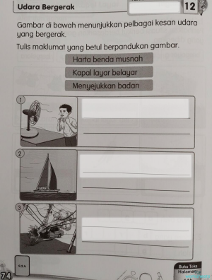 Udara Bergerak Interactive Worksheet Topworksheets