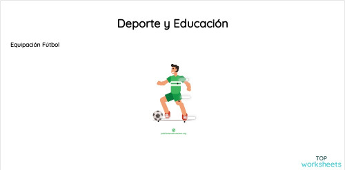 Deporte y Educación. Ficha interactiva | TopWorksheets