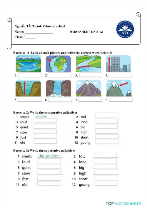 Unit 9.1. Interactive worksheet | TopWorksheets