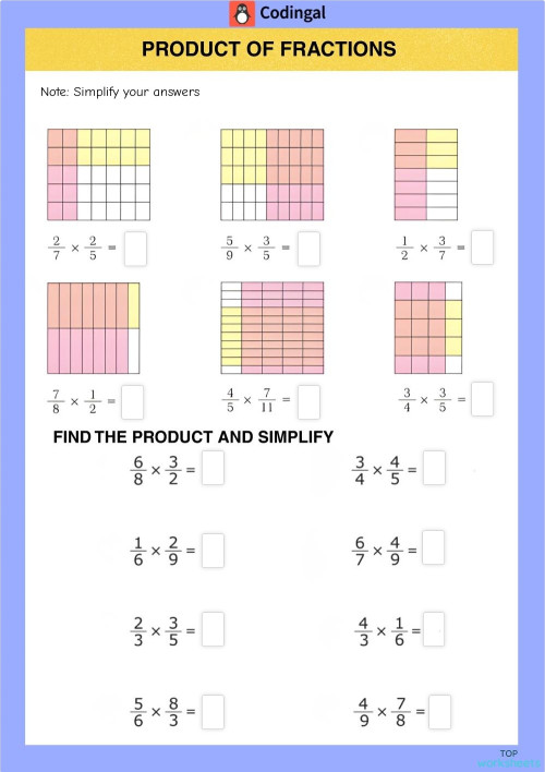 M_G05M06L13_WA03_Operations on Fractions: Multiplication. Interactive ...