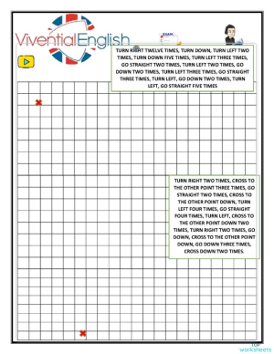 TURN RIGHT AND LEFT. Ficha interactiva | TopWorksheets