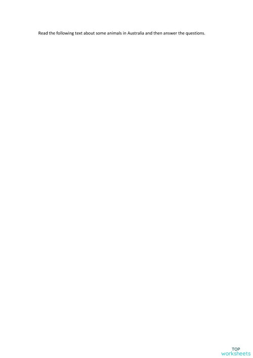 Reading Comprehension Activity Interactive Worksheet Topworksheets