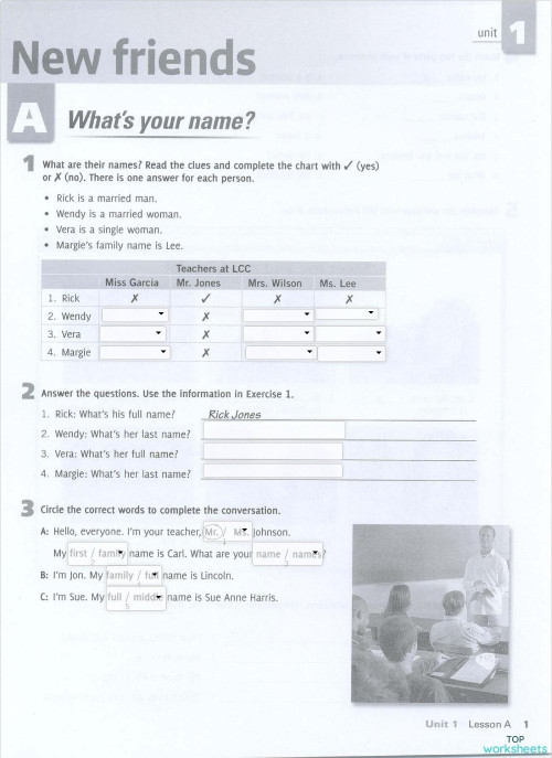 Possessive Adjectives. Interactive worksheet | TopWorksheets