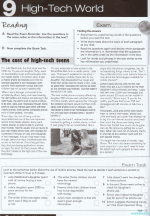High-Tech World. Interactive worksheet | TopWorksheets