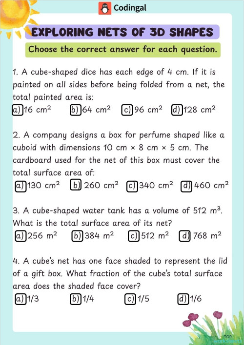 3D shapes: interactive worksheets and online exercises | TopWorksheets