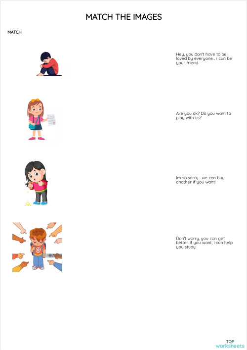 MATCH THE IMAGES. Interactive worksheet | TopWorksheets