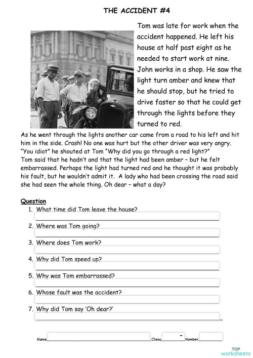 Reading Comprehension 4 Interactive Worksheet Topworksheets Reading Comprehension 4 Interactive Worksheet Topworksheets