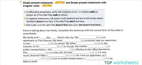 IC006 grammar plus 01. Interactive worksheet | TopWorksheets