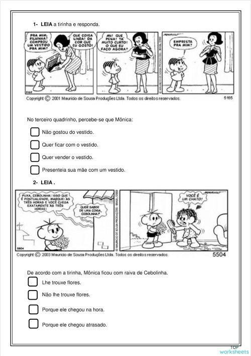 textos multissemióticos. Ficha interativa | TopWorksheets