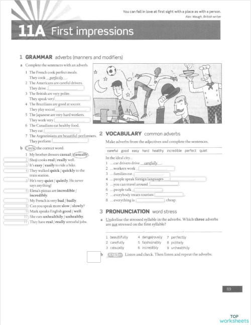 AEF1_11A_HW. Interactive worksheet | TopWorksheets