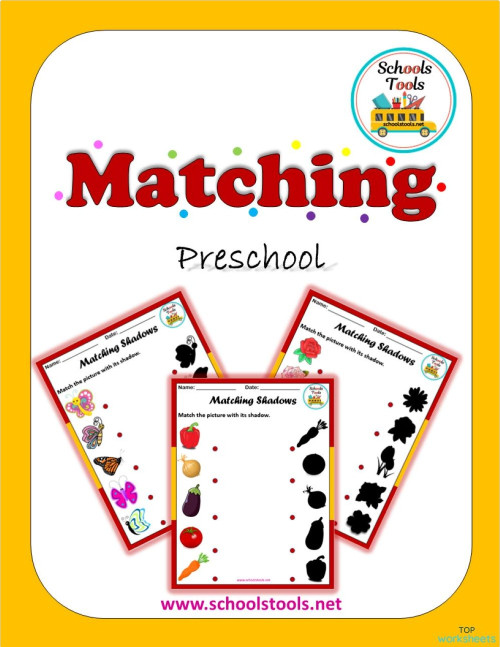 Matching Halves 1. Interactive worksheet | TopWorksheets