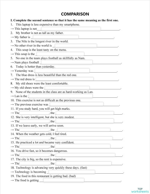 Grammar: interactive worksheets and online exercises | TopWorksheets