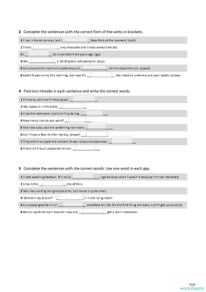 TCa2NIV. Interactive worksheet | TopWorksheets