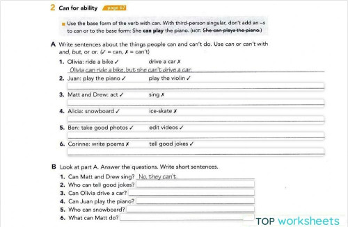 IC010 grammar plus 02. Interactive worksheet | TopWorksheets