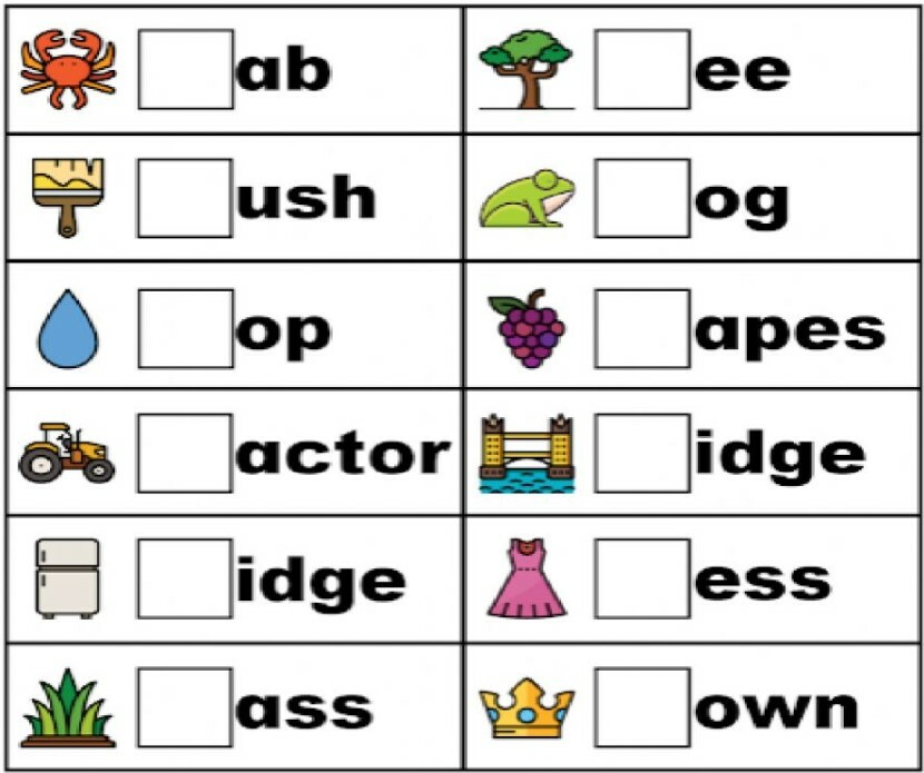 Blending R Phonics Exercise. Interactive worksheet TopWorksheets