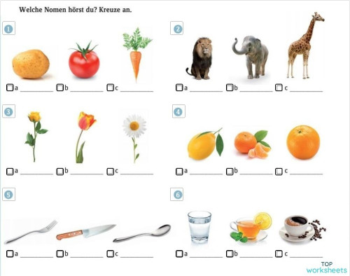 Beruf und Alltag. Interaktives Arbeitsblatt | TopWorksheets