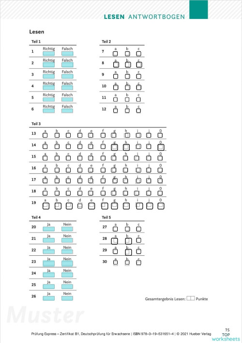 Interaktive Arbeitsblätter und Online-Übungen in deutsch | TopWorksheets