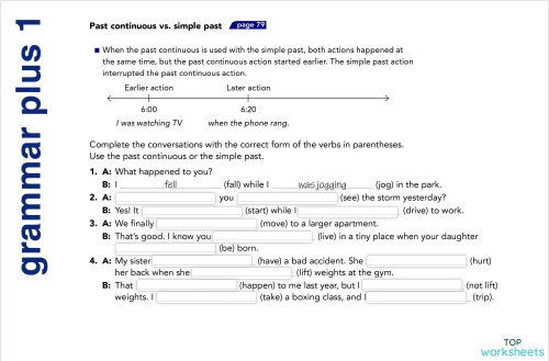 IC212 grammar plus 01. Interactive worksheet | TopWorksheets