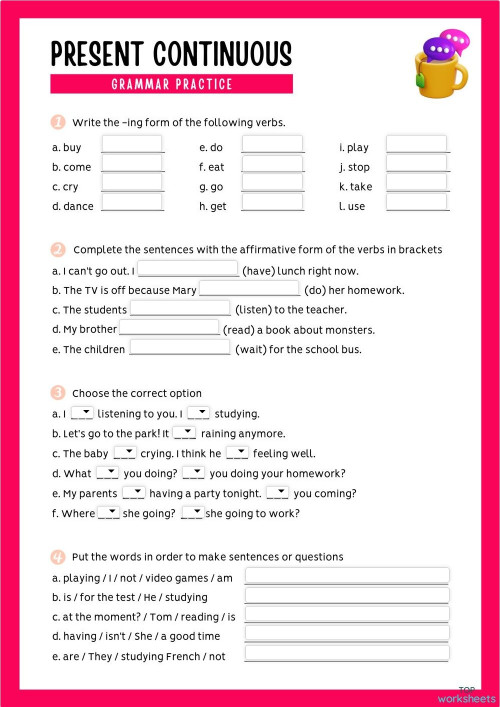 E1 8.1 (G). Interactive worksheet | TopWorksheets