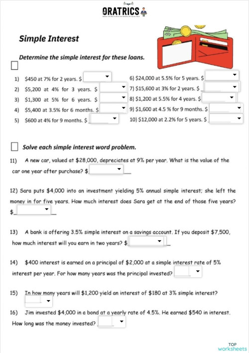 Geometry 232. Interactive worksheet | TopWorksheets