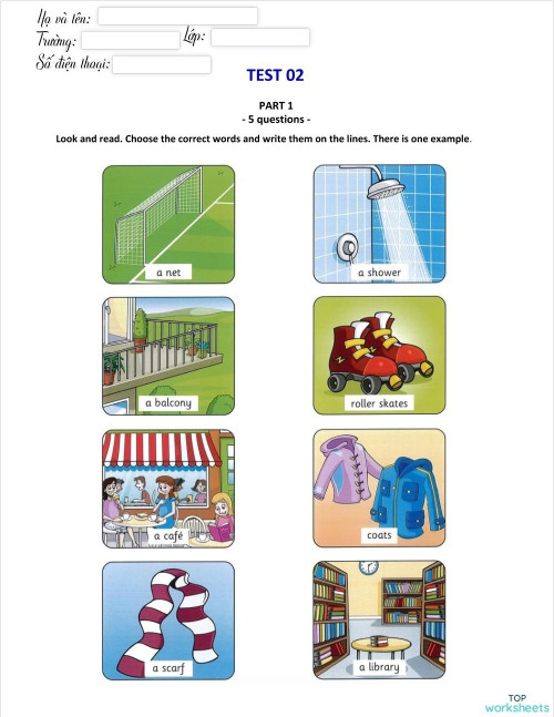 VÒNG LOẠI TNTA - ĐỀ 02. Interactive worksheet | TopWorksheets