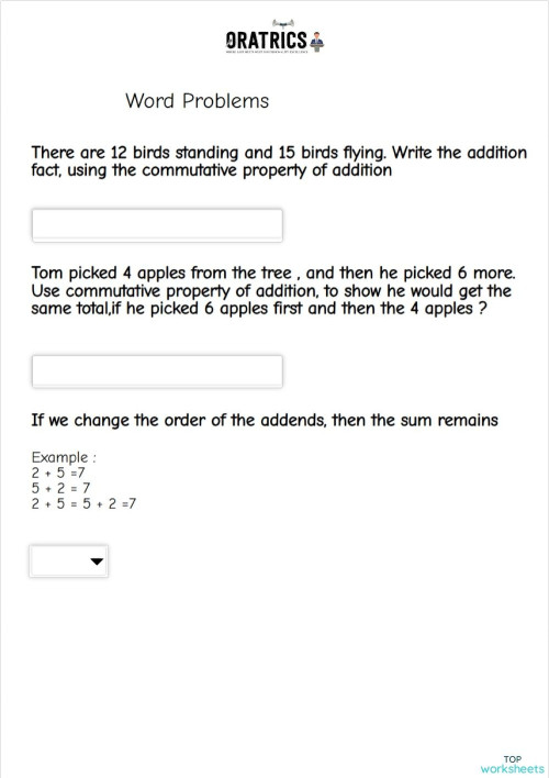 Addition and Subtraction RRR. Interactive worksheet | TopWorksheets