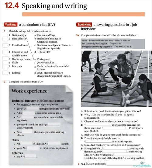 Navigate_B1_Unit 12_4_WB. Interactive worksheet TopWorksheets