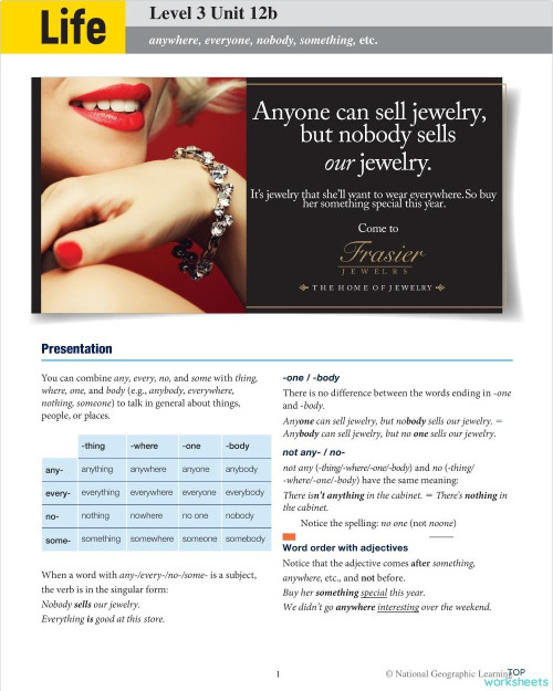 Neo Cursos Life 3 Unit 12b. Interactive worksheet | TopWorksheets