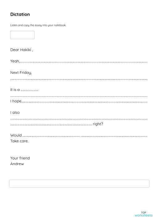 Model Essay - Visiting Genting Highland - Dictation. Interactive ...