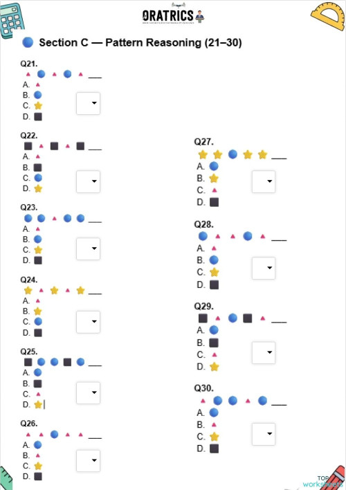 Math: interactive worksheets and online exercises | TopWorksheets