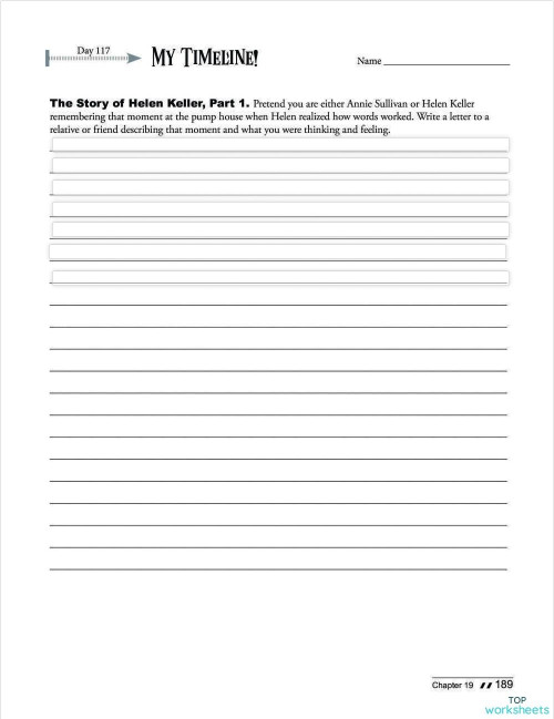 Helen Keller: interactive worksheets and online exercises TopWorksheets