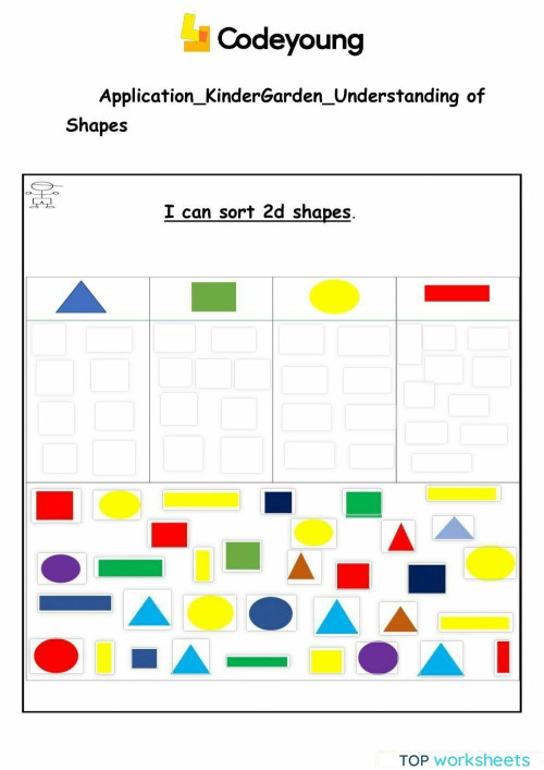 Shapes for kg. Interactive worksheet | TopWorksheets