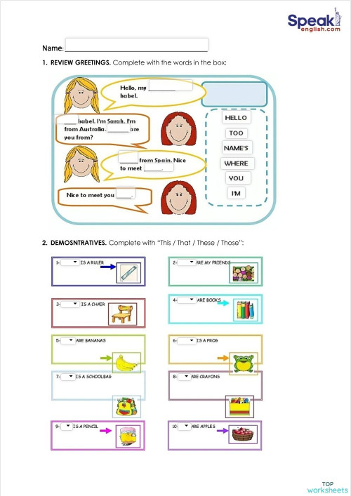 TEENS - BASIC 4. Interactive worksheet | TopWorksheets
