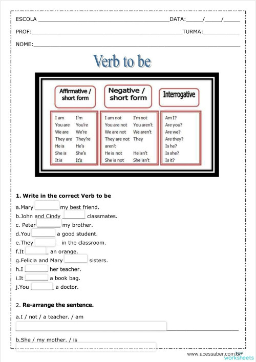 Forma Contraída by Neo Cursos. Interactive worksheet | TopWorksheets