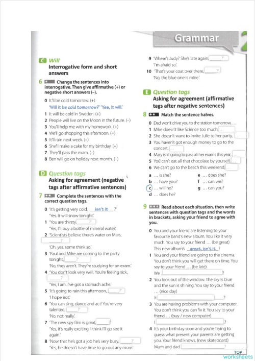 Act English Grammar Practice Worksheets